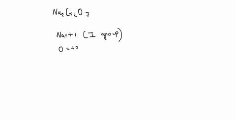 what-is-the-oxidation-number-of-chromium-in-sodium-dichromate-na2cr2o7-15564