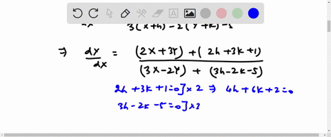 2x-3y-1-dx-2y-3x-5-dy-0