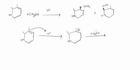 12-2-provide-the-complete-arrow-pushing-mechanism-for-the-reactions-shown-below-each-product-should-have-its-own-separate-mechanism-do-not-try-to-combine-them-for-full-credit-your-mechanism-77784