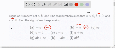 signs-of-numbers-let-a-b-and-c-be-real-numbers-such-that-a0-b0-and-c0-find-the-sign-of-each-expressi-44217