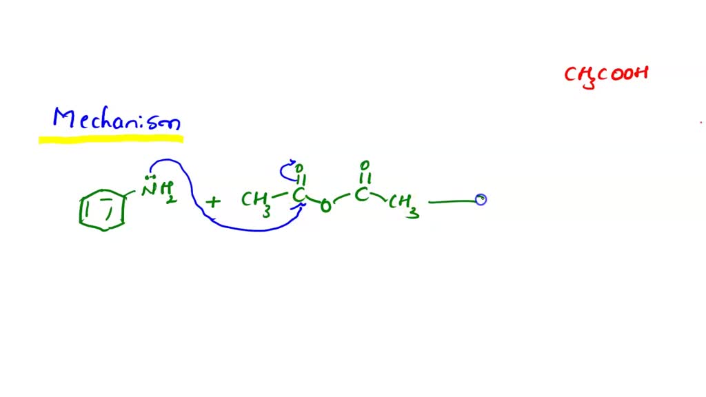 SOLVED: In the first week, aniline will be converted to acetanilide via ...