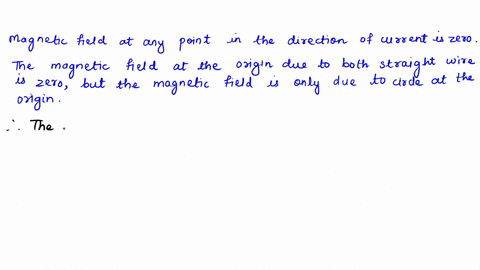 the-segment-of-wire-in-figure-carries-a-current-of-_-where-the-radius-of-the-circular-arc-is-r-determine-the-magnitude-and-direction-of-the-magnetic-field-at-the-origin-9-a-b-2-q-b-zv-b-340-36984