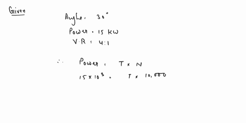 a-pair-of-helical-gears-with-30-helix-angle-is-used-to-transmit-15-kw-at-10-000-rpm-of-the-pinion-the-velocity-ratio-is-4-1-both-the-gears-are-to-be-made-of-hardened-steel-of-static-strength-45745