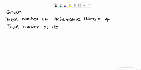 defective-parts-if-a-random-sample-of-4-parts-is-selected-without-replacement-find-the-probability-that-a-batch-of-10-parts-contains-exactly-2-parts-in-the-sample-are-defective-write-your-an-60917