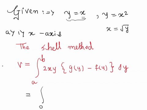 compute-wak-vont-una-olid-qunerleo-atany-eqio-aoouien-coordinalc-mxi9-utino-larernktnnd-eow-ihe-shell-melhod-ino-washur-molnoc-using-ine-shell-melod-bel-up-we-inleqral-lo-iind-the-vclume-0l-47391
