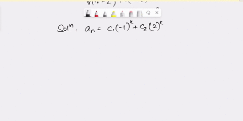 find-the-solution-to-the-recurrence-relation-akak-12ak-22-with-the-initial-condition-a04-and-a1-12-12994