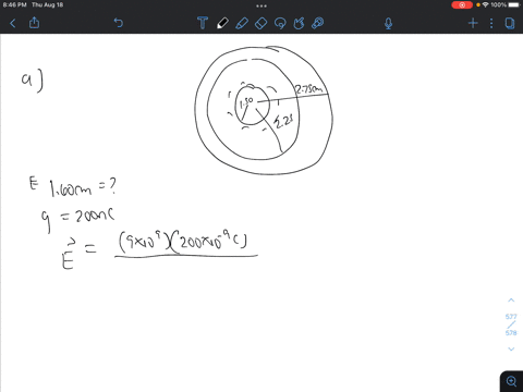 conducting-sphere-is-placed-within-a-conducting-spherical-shell-the-conductors-are-in-electrostatic-equilibrium-the-inner-sphere-has-a-radius-of-150-cm-the-inner-radius-of-the-spherical-shel-24397
