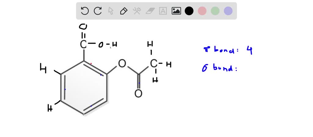 SOLVED: The structure of acetylsalicylic acid (aspirin) is shown here