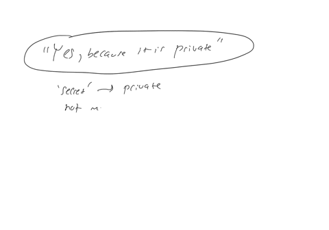 consider-the-following-code-public-class-myclass-private-int-secret-public-int-getsecret-return-secret-is-the-instance-variable-secret-really-private-meaning-that-it-cannot-be-changed-by-client-code-y