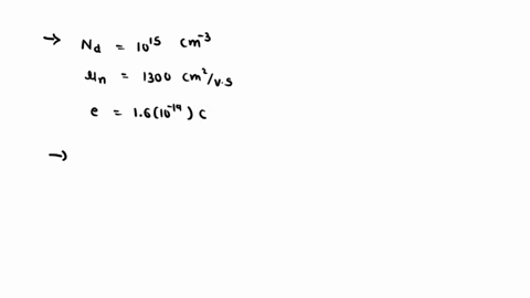 the-concentration-of-donor-impurity-atoms-in-silicon-is-n_d1015-mathrmcm-3-assume-an-electron-mobili-33363