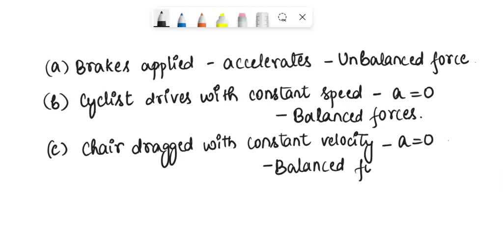 SOLVED Balanced or Unbalanced? A car is traveling at 20 m/s and the