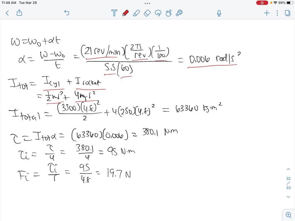 SOLVED: To get a flat, uniform cylindrical satellite spinning at the ...