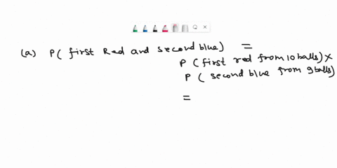 an-urn-contains-4-red-balls-3-blue-balls-2-green-balls-and-one-black-ball-if-two-balls-are-selected-without-replacement-what-is-the-probability-that-the-first-ball-is-red-and-the-second-ball-98451