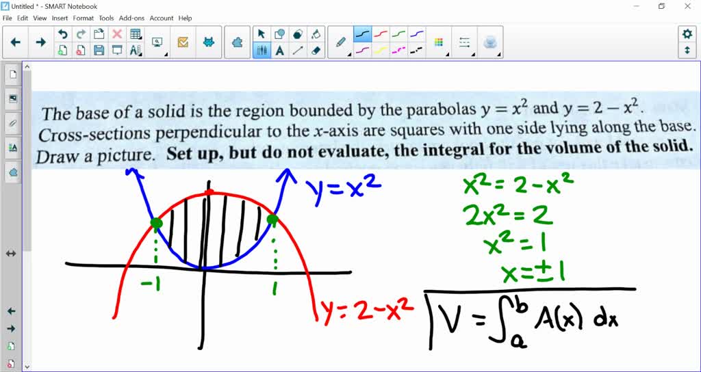 solved-the-base-of-a-solid-is-bounded-by-2-l3-set-up-the-integral-to