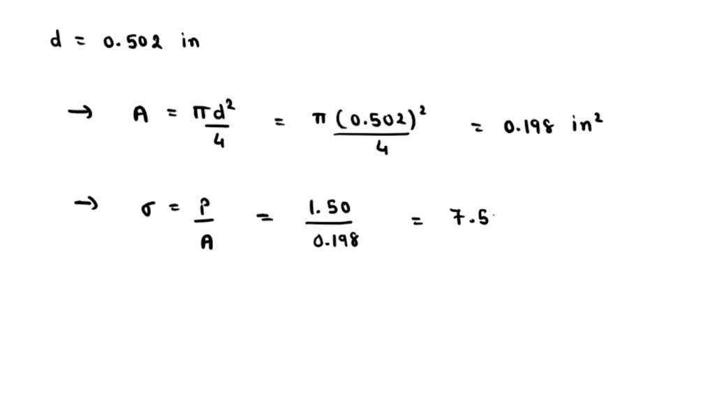 SOLVED: A tension test was performed on a steel specimen having an ...