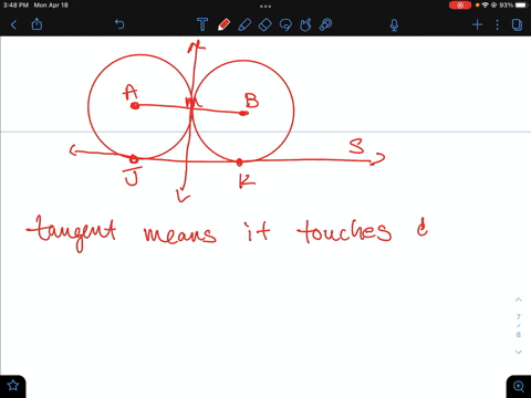 given-circle-a-externally-tangent-to-circle-b-the-point-of-tangency-of-line-to-circle-a-is-point-k-point-m-point-j-point-a-70847