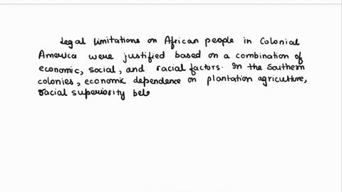 based-on-your-understanding-of-slavery-in-the-three-regions-of-colonial-america-north-middle-and-southern-colonies-what-justification-was-offered-for-the-necessity-to-create-so-many-legal-li-59451