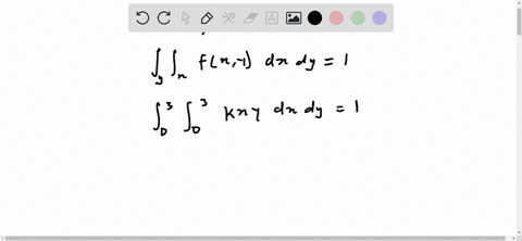 find-the-constant-k-that-satisfies-the-properties-of-a-joint-probability-density-function-fxy-kxy-for-0x3-and-0y3-49377
