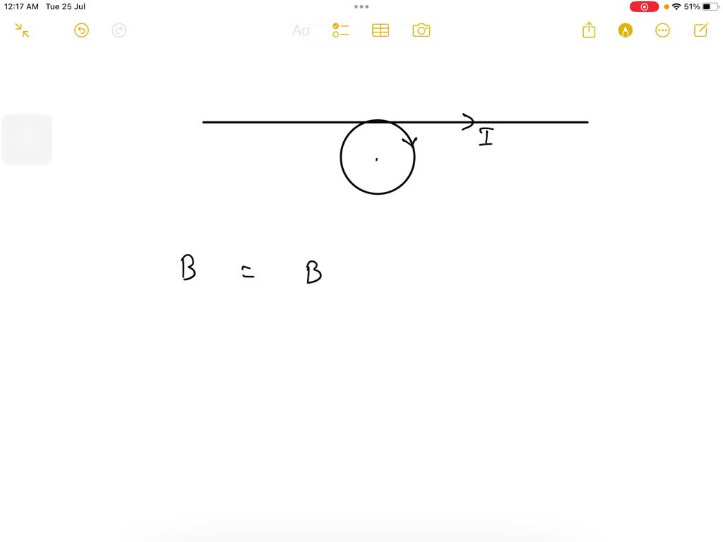 SOLVED: A conductor consists of a circular loop of radius Rand two long ...