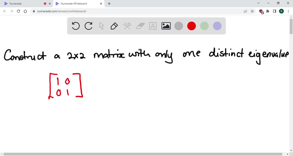 eigenvalue of 2x2 matrix example