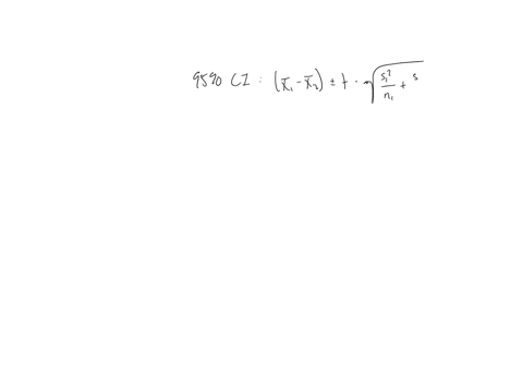 consider-the-following-data-from-two-independent-samples-with-equal-population-variances-construct-95-confidence-interval-to-estimate-the-difference-in-population-means_-assume-the-populatio-94545