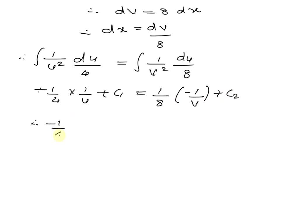 SOLVED: To solve the given differential equation, integrate both sides ...