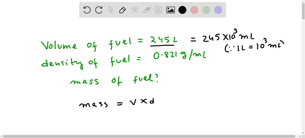 SOLVED: A small airplane takes on 245 L of fuel. If the density of the ...