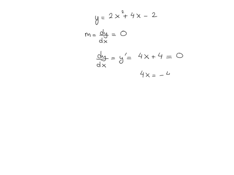 find-the-point-xy-at-which-the-graph-of-y2x24x2-has-a-horizontal-tangent-line