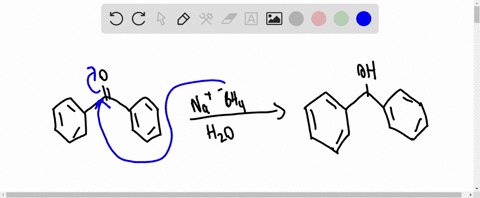 for-number-one-and-2-it-is-benzophenone-is-reduced-to-diphenylmethanol-with-sodium-borohydride