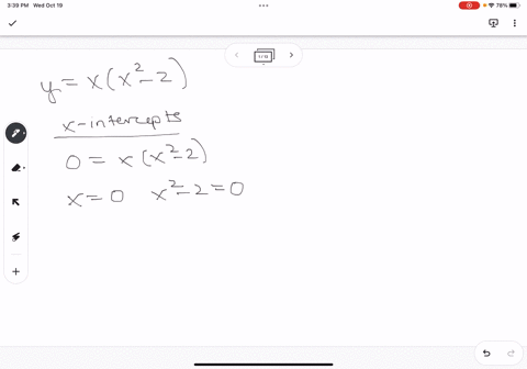 find-any-intercepts-of-the-graph-of-the-given-equation-do-not-graph-if-an-answer-does-not-exist-enter-dne-y-xx2-2-x-intercept-x-y-smallest-x-value-x-intercept-x-y-x-intercept-x-y-largest-x-v-03353