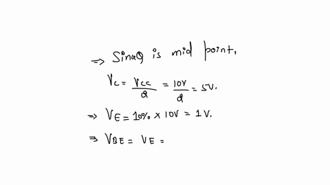 question-five-15-marks-a-design-a-firm-voltage-divider-based-on-a-bjt-with-the-following-specs-i_c10-mathrmma-v_c-c10-mathrmv-q-point-at-midpoint-v_e10-v_c-c-and-beta70-150