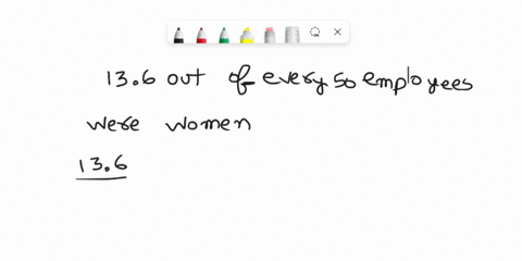 in2005136-out-of-every-50-employees-at-a-company-were-women-if-there-are-49961-total-company-employees-estimate-the-number-of-women-48634