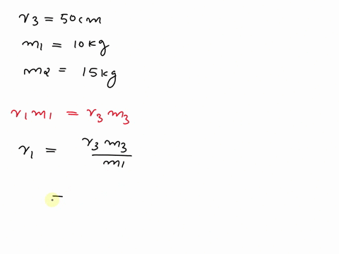 case-1-two-known-masses-1-place-a-mass-m1-10-kg-at-75-cm-to-the-left-jof-the-center-of-the-rod-2-place-a-mass-m3-15-kg-to-the-right-of-the-center-of-the-rod-3-the-experimental-value-of-r3-50-06112