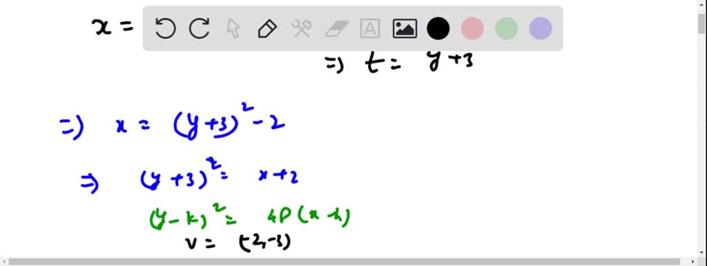 SOLVED:Find the rectangular equalion of the curve given by the ...