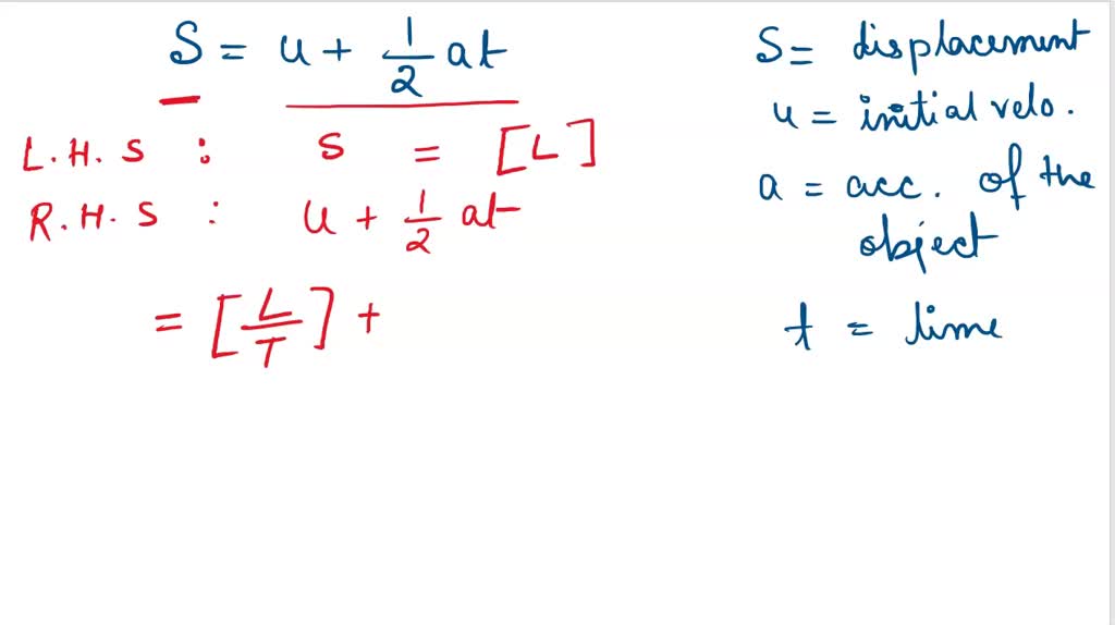 solved-show-that-this-equation-is-wrong-s-u-1-2-at-dimensionally