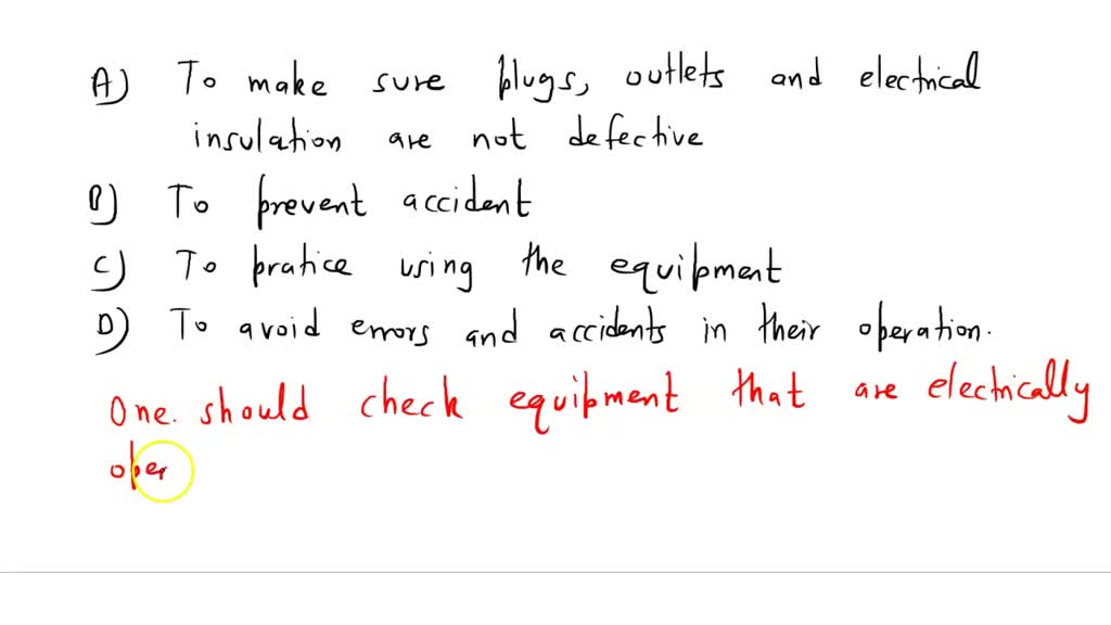 V. Reflection 1 Why there is a need to follow procedures in cleaning