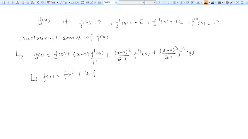 SOLVED: point) Find the Maclaurin series for the function f(z) c2e by ...