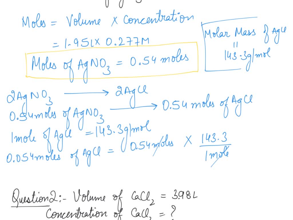 Solved To Solve Stoichiometry Problems You Must Always Calculate Numbers Of Moles Recall That 1016