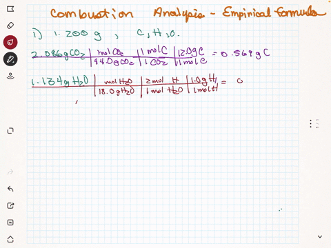 combustion-analysis-of-1200-g-of-an-unknown-compound-containing-carbon-hydrogen-and-oxygen-produced-2086-g-of-co2-and-1134-g-of-h2o-what-is-the-empirical-formula-of-the-compoundcombustion-an-01936