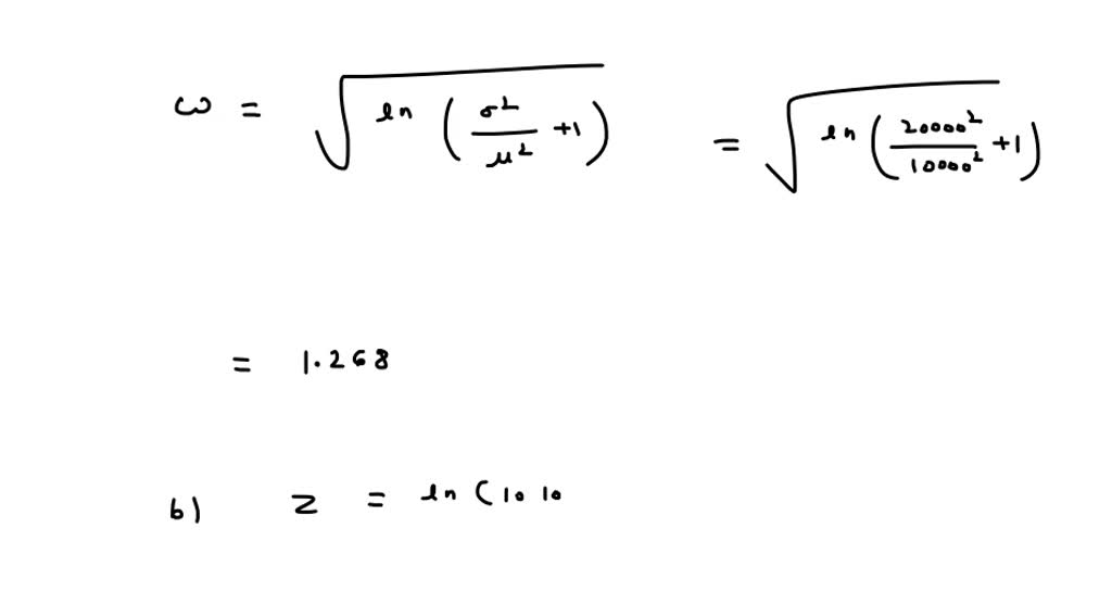 SOLVED The lifetime of a semiconductor laser has a lognormal distribution, and it is known that