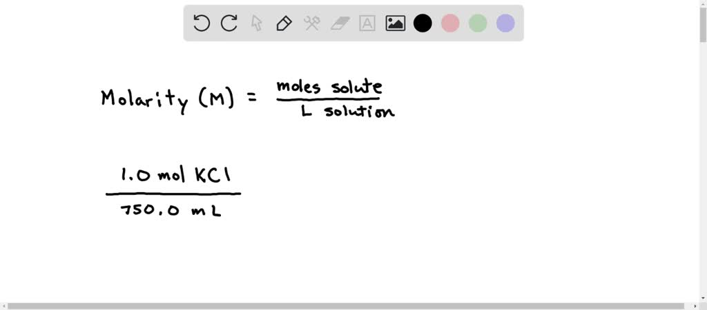 Solved: The Molarity Of A Solution Containing 126.22g Of K2cro4 In 0 