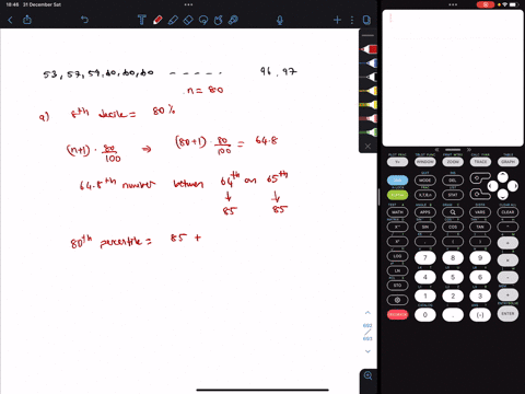 use-the-grouped-distribution-method-for-the-following-exercise-rounding-each-answer-to-the-nearest-whole-number-using-the-frequency-distribution-below-scores-on-a-statistics-taken-by-80-stud-92571