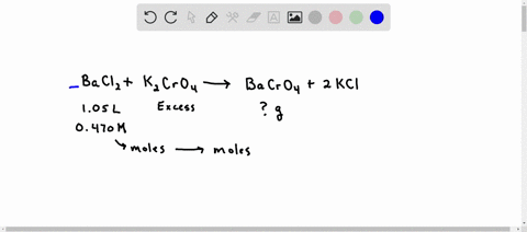 how-many-grams-of-bacro4-can-be-produced-from-the-reaction-of-105-l-of-0470-m-bacl2-solution-with-an-excess-of-200-m-k2cro4-solution-according-to-the-following-equation-bacl2aq-k2cro4aq-bacr-24526