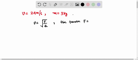 a-wire-is-under-tension-due-to-hanging-mass-the-observed-wave-speed-is-24-ms-when-the-suspended-mass-is-3kg-a-what-is-the-strings-linear-density-b-if-the-length-of-the-vibrating-portion-of-t-47507