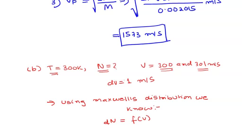 SOLVED: A 0.5 mol sample of hydrogen gas is at 300 K. a. Find the ...