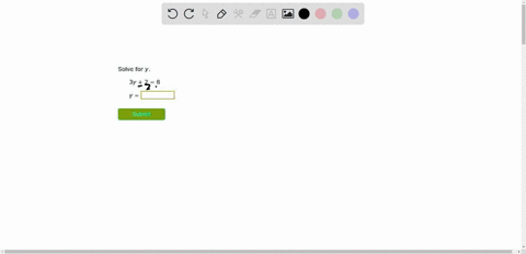 solve-for-y-i-need-help-asap-please-solve-for-y-3y-2-8-submit-32493