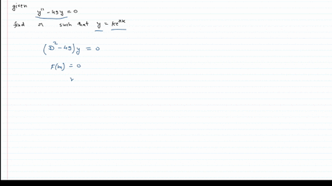 let-y-49y-0-find-all-values-of-r-such-that-y-kerx-satisfies-the-differential-equation-if-there-is-more-than-one-correct-answer-enter-your-answers-as-comma-separated-list-25998