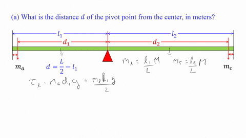 you-have-been-hired-to-design-a-family-friendly-see-saw-your-design-will-feature-a-uniform-board-mass-m-8-kg-length-l-12-m-that-can-be-moved-so-that-the-pivot-is-a-distance-d-from-the-center-19339