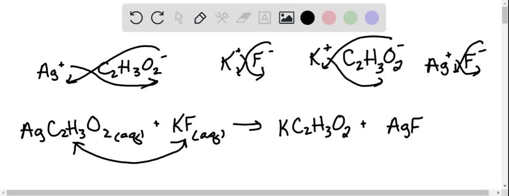 SOLVED: write the net ionic equation for the reaction of aqueous ...