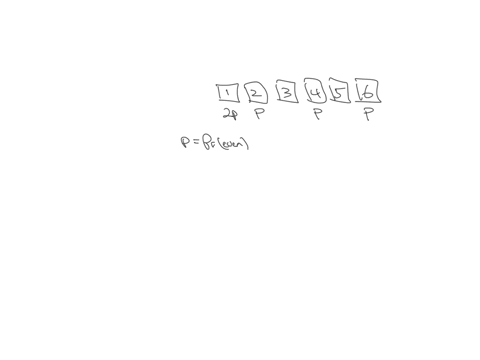 a-die-is-weighted-so-that-an-odd-numbered-face-is-twice-as-likely-to-occur-as-an-even-numbered-face-what-probability-should-we-assign-to-each-face-90519